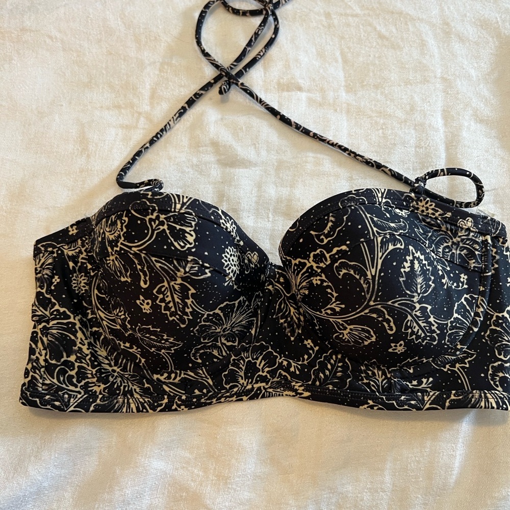 American Eagle Outfitters Black and Cream Bandeau Intimates. Size Med. - Picture 4 of 15